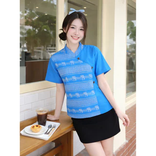 เสื้อสีฟ้า มัดรวมแบบพร้อมส่ง ชุดที่2