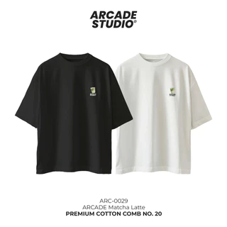 [พรี 4 วัน] ARCADE เสื้อ Matcha Latte (ARC-0029) / เสื้อ Oversize เนื้อผ้า 100% Cotton Comb 190 GSM
