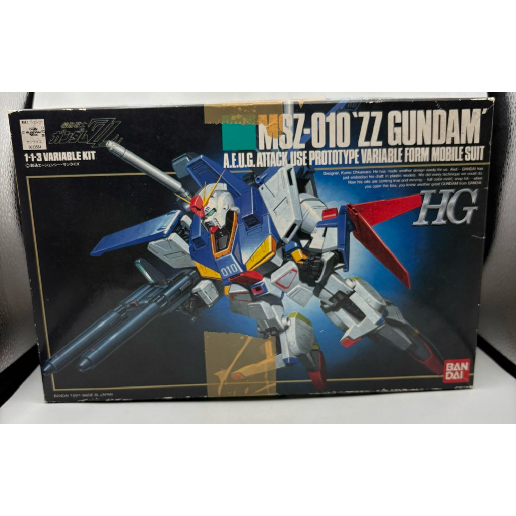โมเดลกันดั้ม Bandai Hobby MSZ-010 ZZ GUNDAM, Bandai HGUC