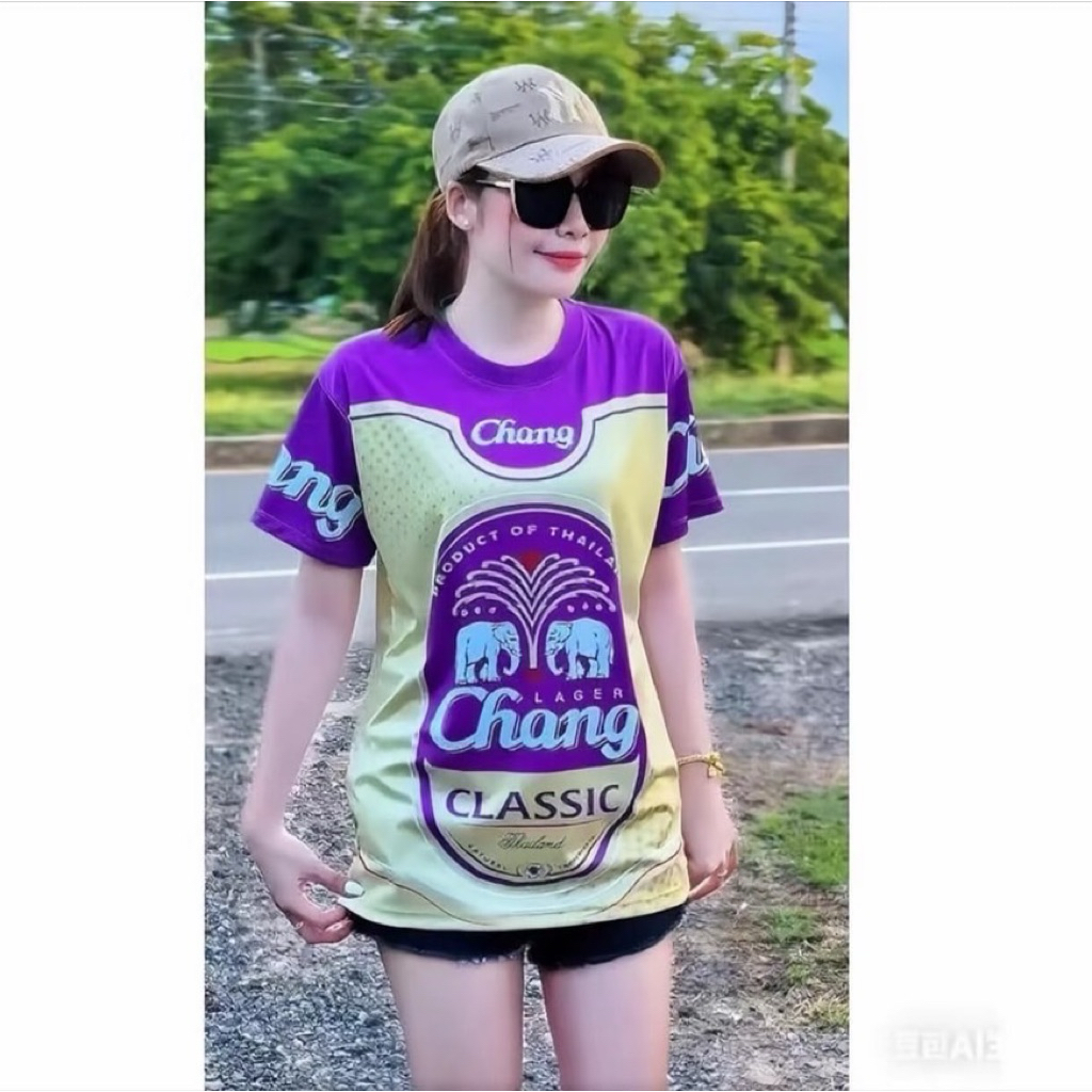 เสื้อกีฬาพิมพ์ลาย ลายช้าง ลายแฟชั่นสวยๆ มาใหม่ สั่งด่วน🎉