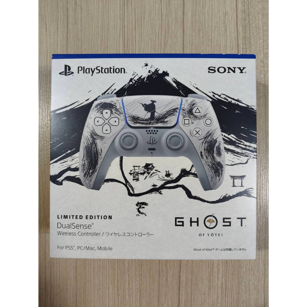 (พร้อมส่ง) มือ 1 จอย Dualsense Ghost of Yotei Limited Edition สีดำ ของแท้ ของใหม่ยังไม่แกะ Wireless 