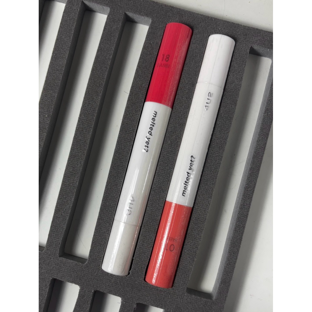 (พร้อมส่ง) ลิปบาล์ม 4U2 Melted Yet ปากฉ่ำวาว สีชัด 2 กรัม สี 01,18