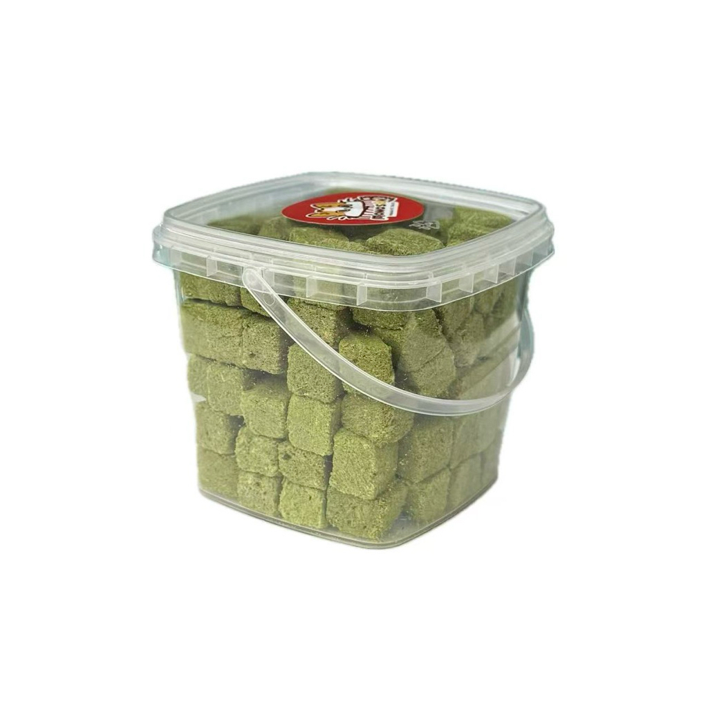 อกไก่ผสมหญ้าแมว [กระปุก S] 50g Freeze dried Cat Treats เสริมวิตามิน ลดก้อนขน ต้นอ่อนข้าวสาลี ขนมแมว ฟรีซดราย