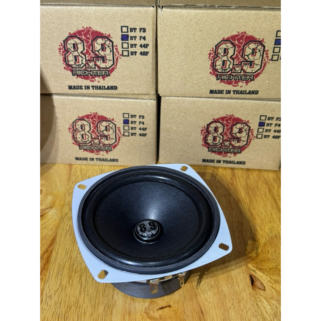 ลำโพงเสียงกลาง 4นิ้ว4โอม40w Fullrang 8.9Richter เสียงดี รุ่นใหม่ล่าสุด
