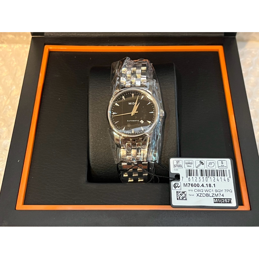 นาฬิกาข้อมือผู้หญิง Automatic ยี่ห้อ Mido รุ่น M7600.4.18.1 มือสองญี่ปุ่น (สภาพ 99%) ของแท้ญี่ปุ่น 1