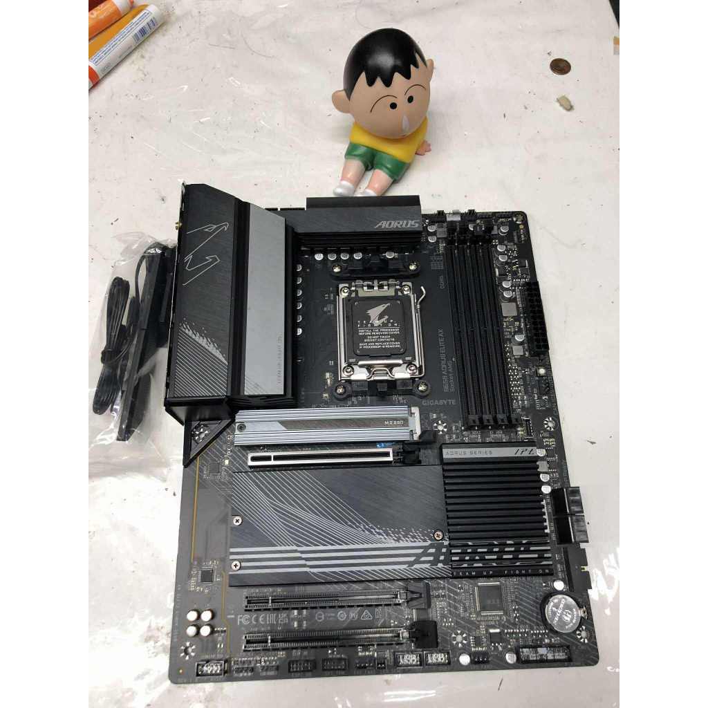 MAINBOARD (เมนบอร์ด) GIGABYTE B650 AORUS ELITE AX ( AM5) (ATX) ไม่มีกล่อง ใช้งานปกติ ประกันร้าน