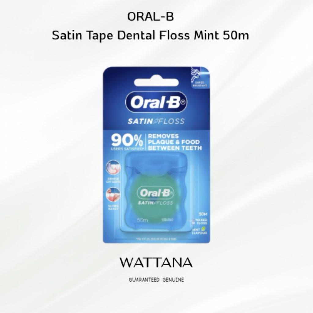 ORAL-B Satin Tape Dental Floss Mint 50m
