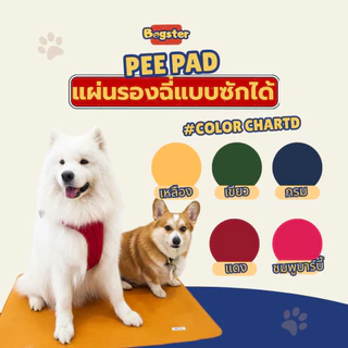 [ขายดี] แผ่นรองฉี่ สุนัข แผ่นรองฉี่ หมา ซักได้ Bogster ไม่ซึม 100% แห้งไว มีกันลื่น ของใช้สัตว์เลี้ยง