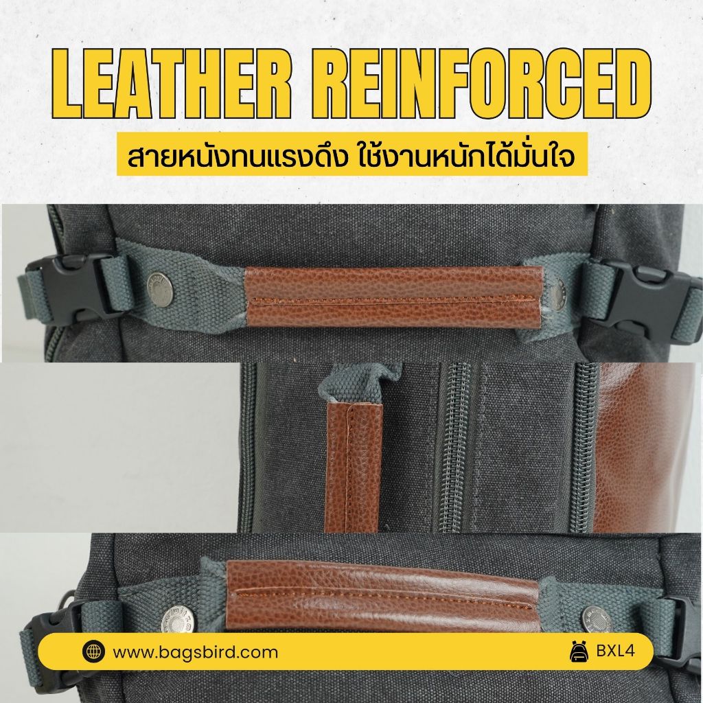 bagsbird รุ่น BXL4 จุ 50L  เป้เดินทางขึ้นเครื่อง  4-5 วัน #ฟังก์ชันครบเครื่อง กระเป๋าเป้ #สายคุมโทน - รูปที่ 7
