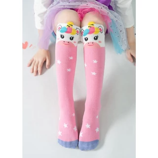 ShopAt.Two[SC-0019] ถุงเท้ายาวสำหรับเด็ก แฟชั่นสไตล์เกาหลี พร้อมส่ง