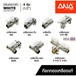 ANA มินิบอลวาล์ว 4 หุน(1/2