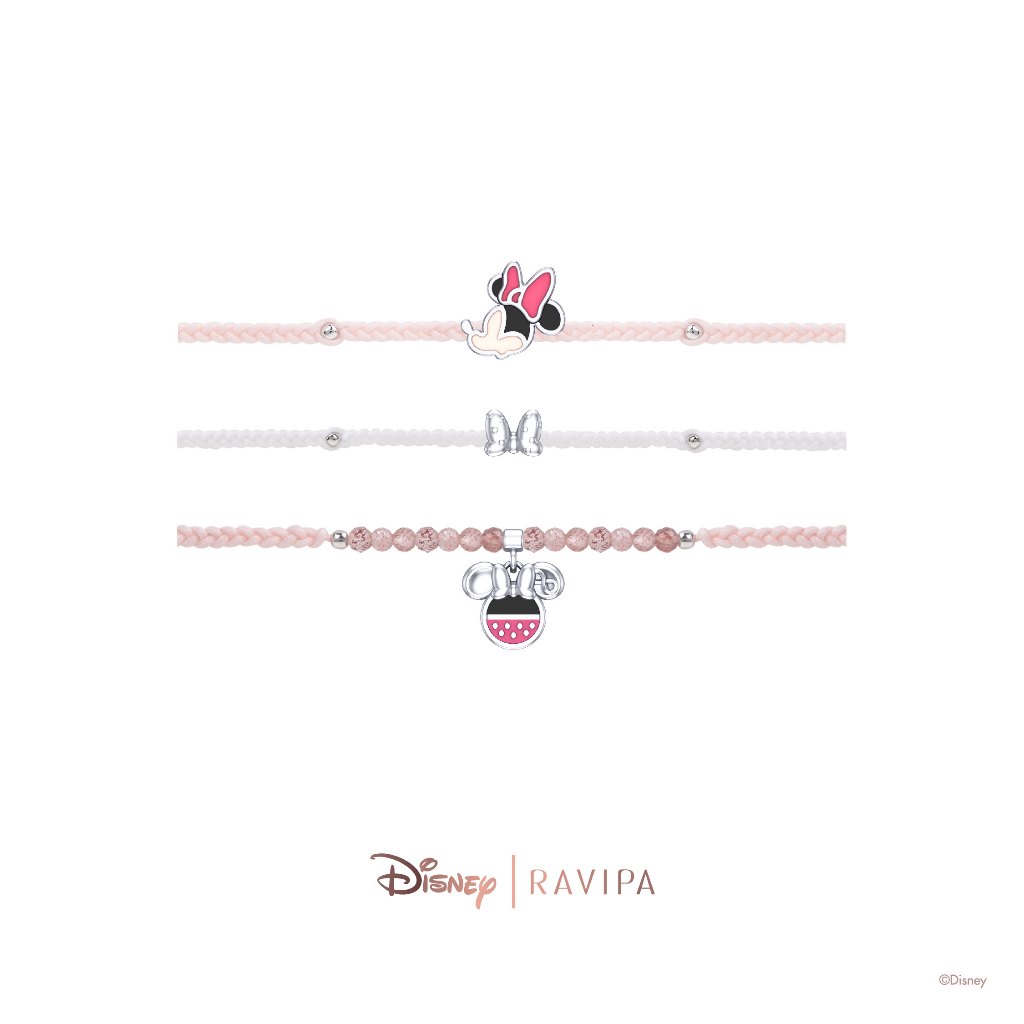 Ravipa | Disney x Minnie Mouse Bracelet - สร้อยข้อมือ
