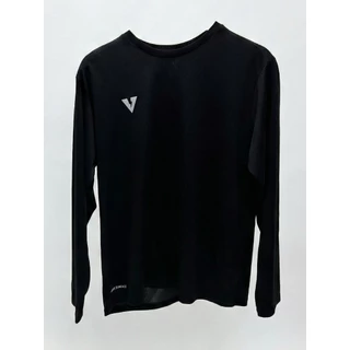 VOLT ACCE 003 RUNNING ACADEMY เสื้อวิ่งแขนยาว เสื้อออกกำลังกาย สีดำ ผ้าเบา แห้งไว