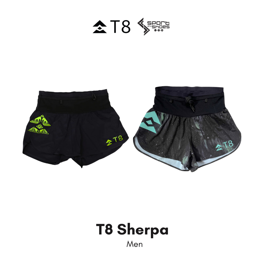 T8 Sherpa Shorts กางเกงวิ่ง ผู้หญิง ขาสั้น l ของแท้ 100%