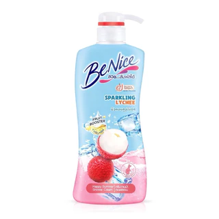 Be Nice บีไนซ์ ชาวเวอร์ Benice Shower ครีมอาบน้ำ ขวดปั๊ม450 มล. ถุงเติม สบู่เหลว 400มล.