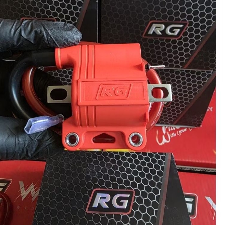 #คอยไฟซิ่งRG💯%สำหรับรถคาร์บูทุกรุ่น /หัวฉีดทุกรุ่น ทุกยี่ห้อ คอยล์ไฟแต่ง ของแต่งเวฟ  คอยไฟแต่ง RG #ค