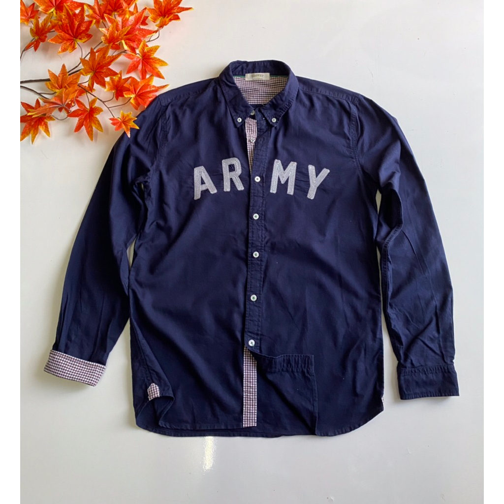 BROWNY ARMY shirt เสื้อเชิตแขนยาว