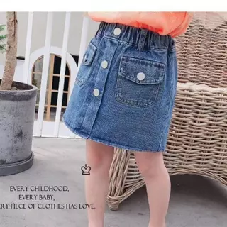 page shopกระโปรงยีนส์ สำหรับเด็ก อายุ 2-8ขวบ/jeans/กระโปรงแฟชั่น/กระโปรงยีนส์/แฟชั่นเด็ก