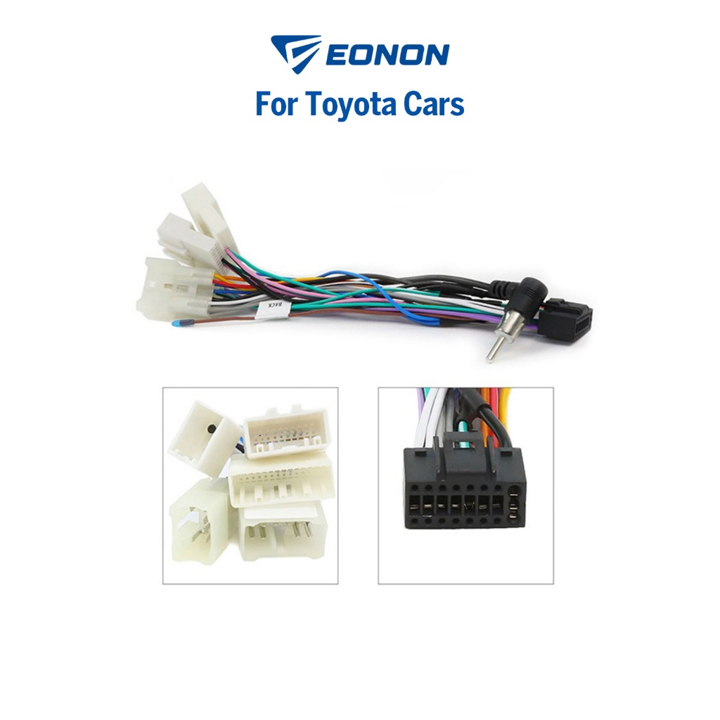 Toyota ซ็อกเก็ตสายไฟสเตอริโอรถยนต์โตโยต้าสำหรับสเตอริโอรถยนต์ Android