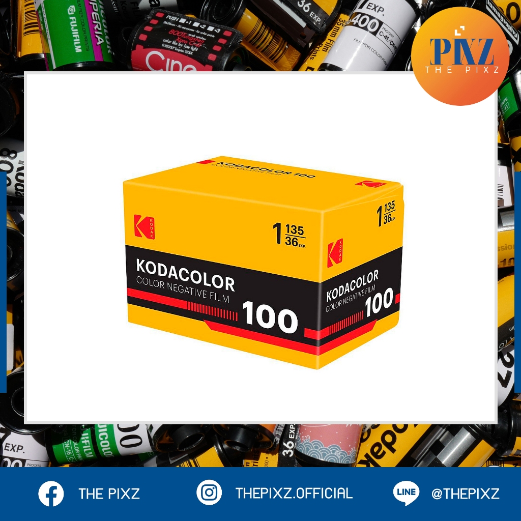 ฟิล์ม KODACOLOR ISO 100 35mm 36exp ฟิล์มสี