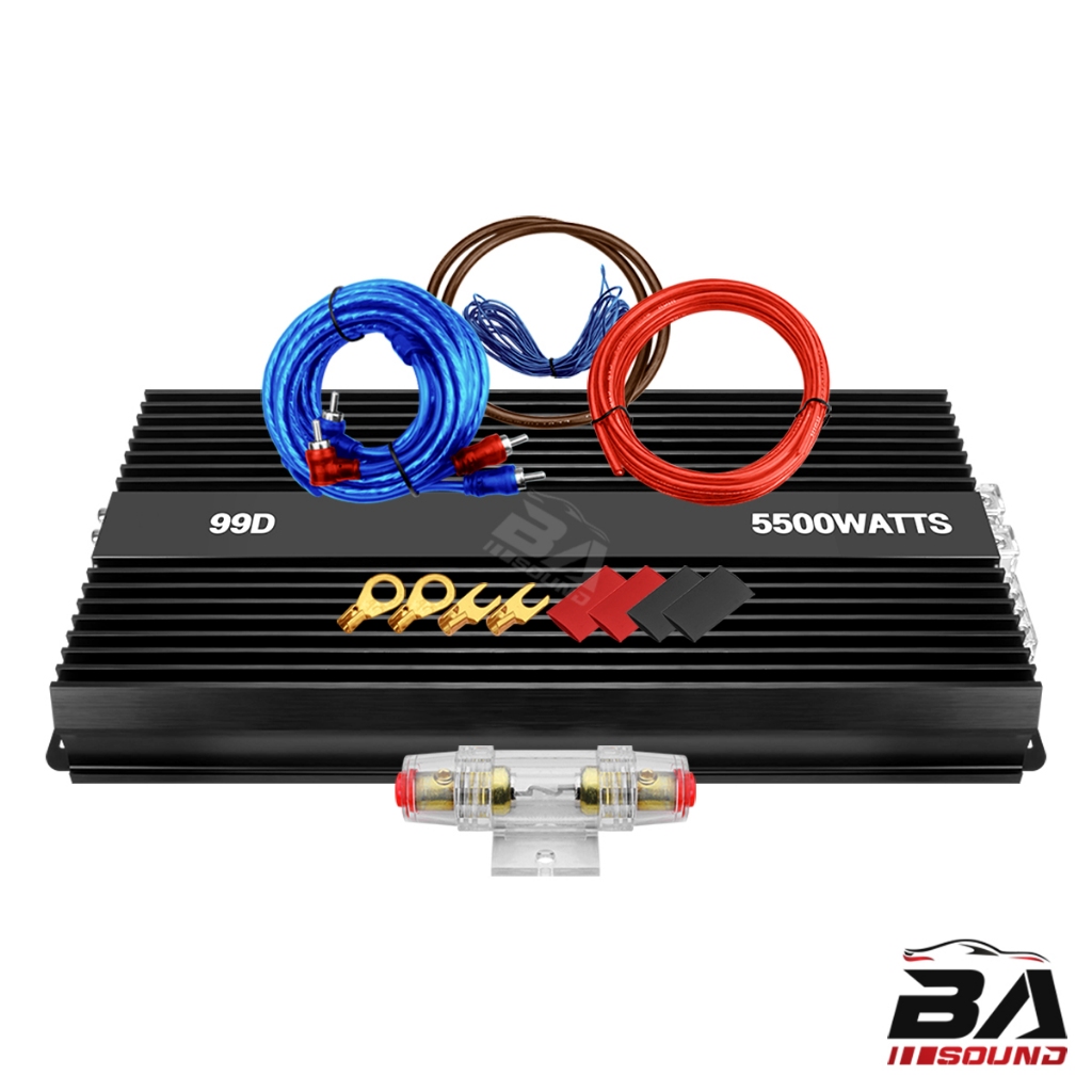 BA SOUND เพาเวอร์แอมป์ CLASS D 2CH. 5500W (รับประกัน 1ปี) ราคาสุดพิเศษ!! BA-99D เพาเวอร์ขับซับ แอมป์ขยาย แอมป์รถยนต์ - รูปที่ 7