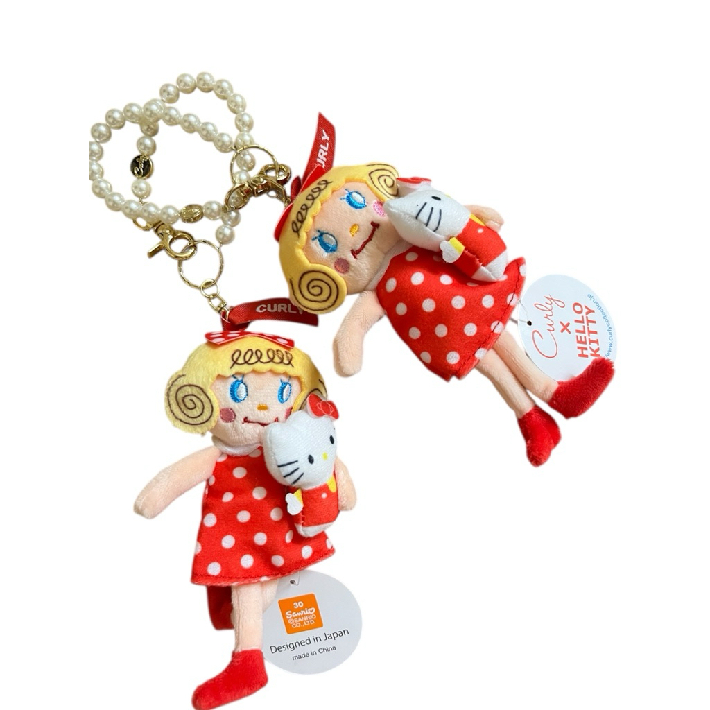 พวงกุญแจ Curly × Hello Kitty(แท้100%)