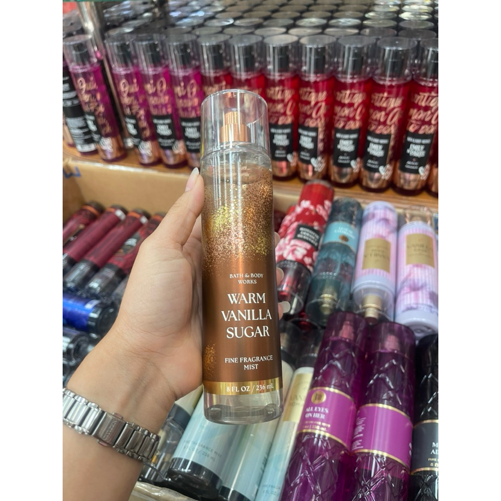 Warm Vanilla Sugar Fine Fragrance Mist 236 ml. ของแท้ Bath & Body Works