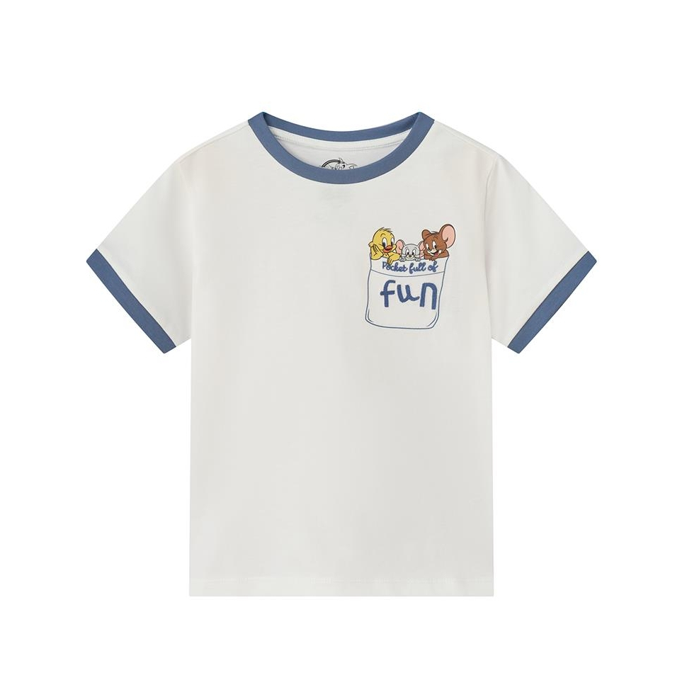 GIORDANO เสื้อยืดเด็ก Junior's Regular Tee (Tom and Jerry) 03086282