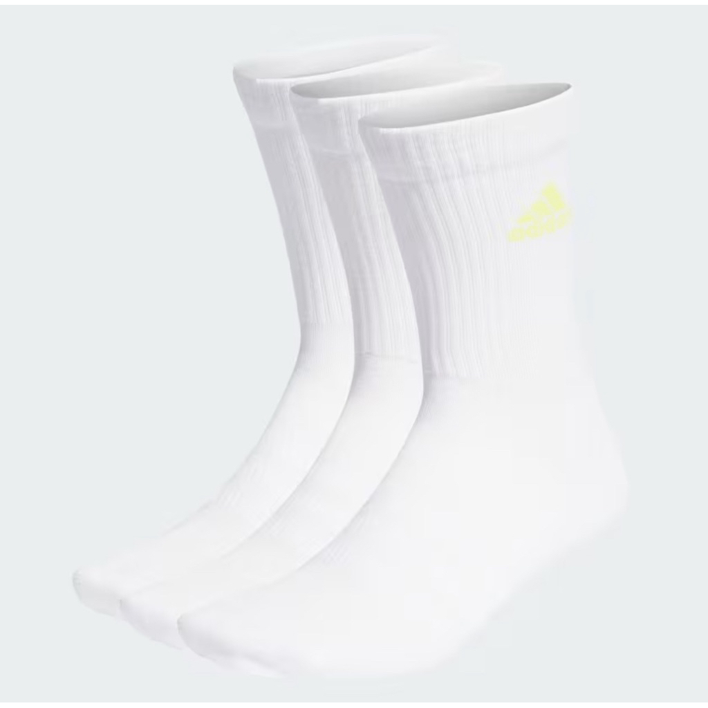 Adidas รุ่น CUSHIONED CREW SOCKS 3 คู่ ไซส์ S (37-39) IK0352