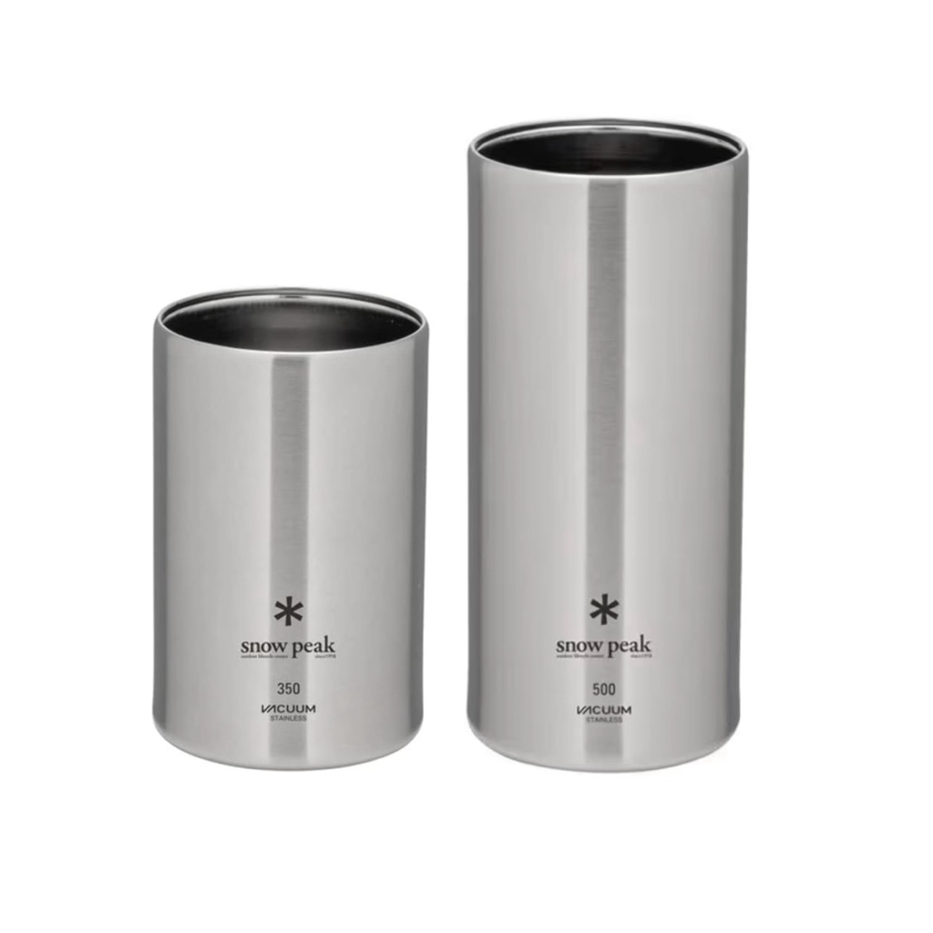 Snow Peak Can Cooler 350ml / 500 ml แก้วสแตนเลสเก็บความเย็น แก้วใส่กระป๋อง TW-355 / TW-505