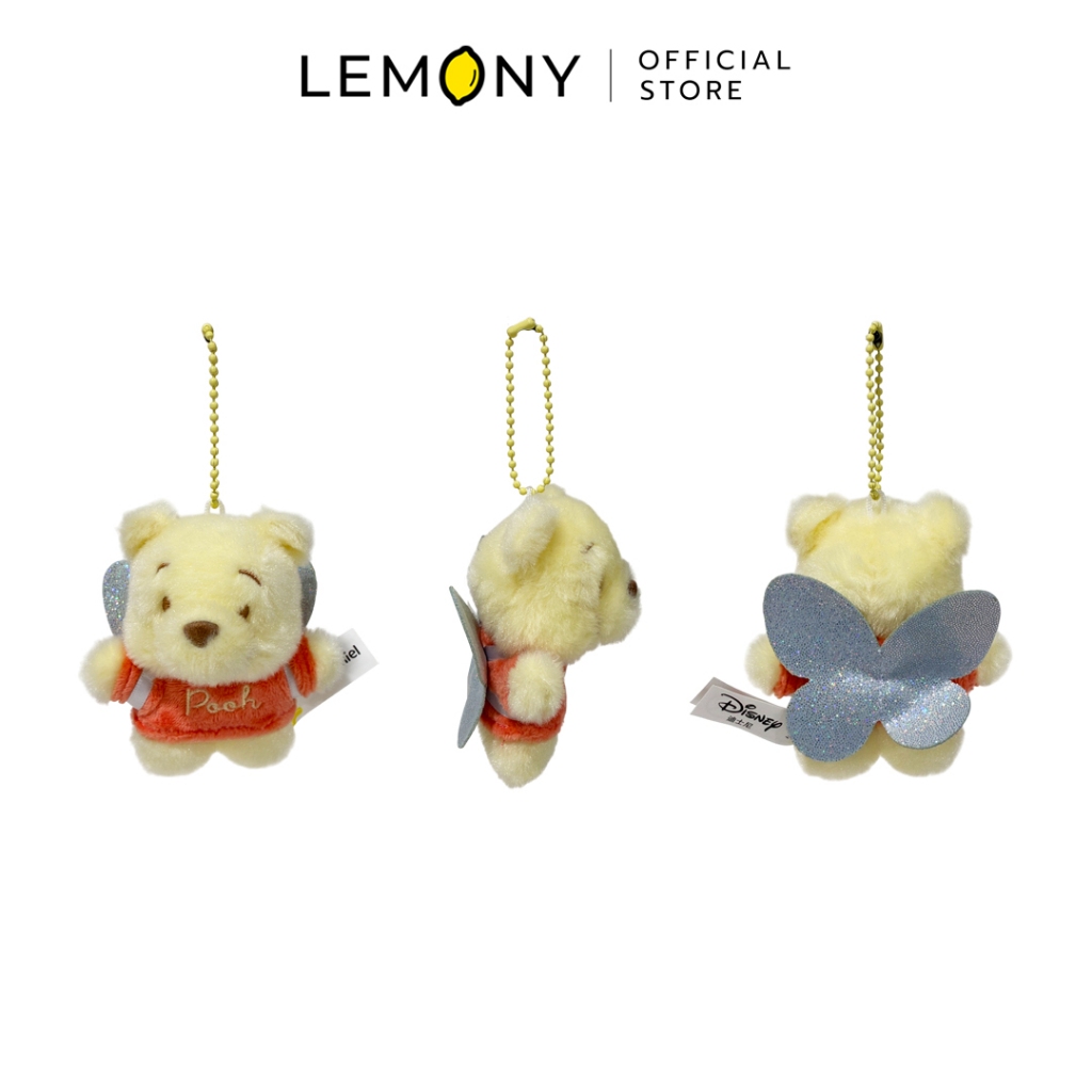 LEMONY เซตพวงกุญแจตุ๊กตาวินนี่เดอะพูห์ ซีรีส์ Butterfly (3 ชิ้น) Disney Winnie the Pooh Collection ราคา ถูกที่สุด ดีลบีเคเค แกลเลอรีภาพที่ 2
