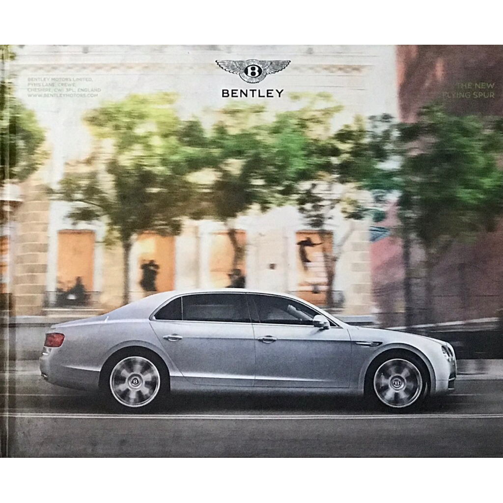 BENTLEY THE NEW FLYING SPUR , BENTLEY CATALOG , #หนังสือมือสอง