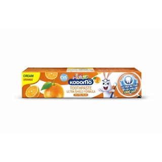 [แพ็ค3หลอด] Kodomo ยาสีฟันเด็ก โคโดโม อัลตร้า ชิลด์ แบบครีม 3 หลอด ขนาด 40 กรัม และ 65 กรัม