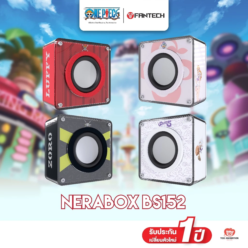 FANTECH x ONE PIECE ลำโพง ลำโพงเกมมิ่ง ลำโพงบลูทูธ พกพาได้ เสียงแน่น BT5.4 สำหรับเกมเมอร์ รุ่น BS152