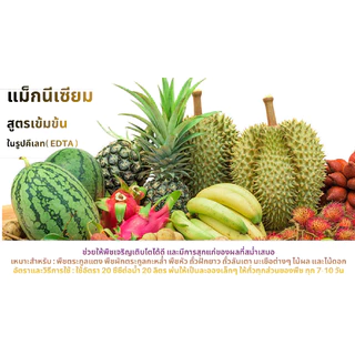 เเม็กนีเซียม 🌱🌱(แม็กก้า) สูตรเข้มข้นในรูปคีเลท( EDTA )+อะมิโน ช่วยให้ใบพืชเขียวเข้ม ธาตุอาหารรอง ธาตุเสริม 1ลิตร