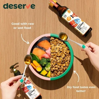 [50ml] DESERVE Salmon Oil น้ำมันปลาแซลมอนแท้ 100% สำหรับสุนัขและแมว บำรุงขนสวย ช่วยให้เจริญอาหาร