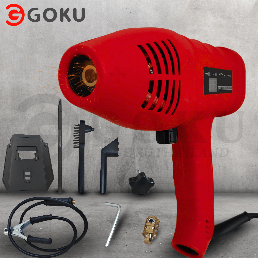 ปืนเชื่อมไฟฟ้า GOKU รุ่น 650 แอมป์ IGBT / MMA หน้าจอดิจิตอล 650 A คุณสมบัติ IGBT และ MMA สำหรับงานเชื่อม