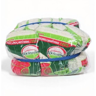 ข้าวเหนียวเขี้ยวงู สันป่าตอง เอวังเลิศ 1 กก. | ยกมัด 10 ถุง