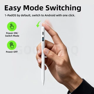 GOOJODOQ Universal Stylus แม่เหล็ก พร้อมจอแสดงผลพลังงาน For Android For หน้าจอสัมผัส