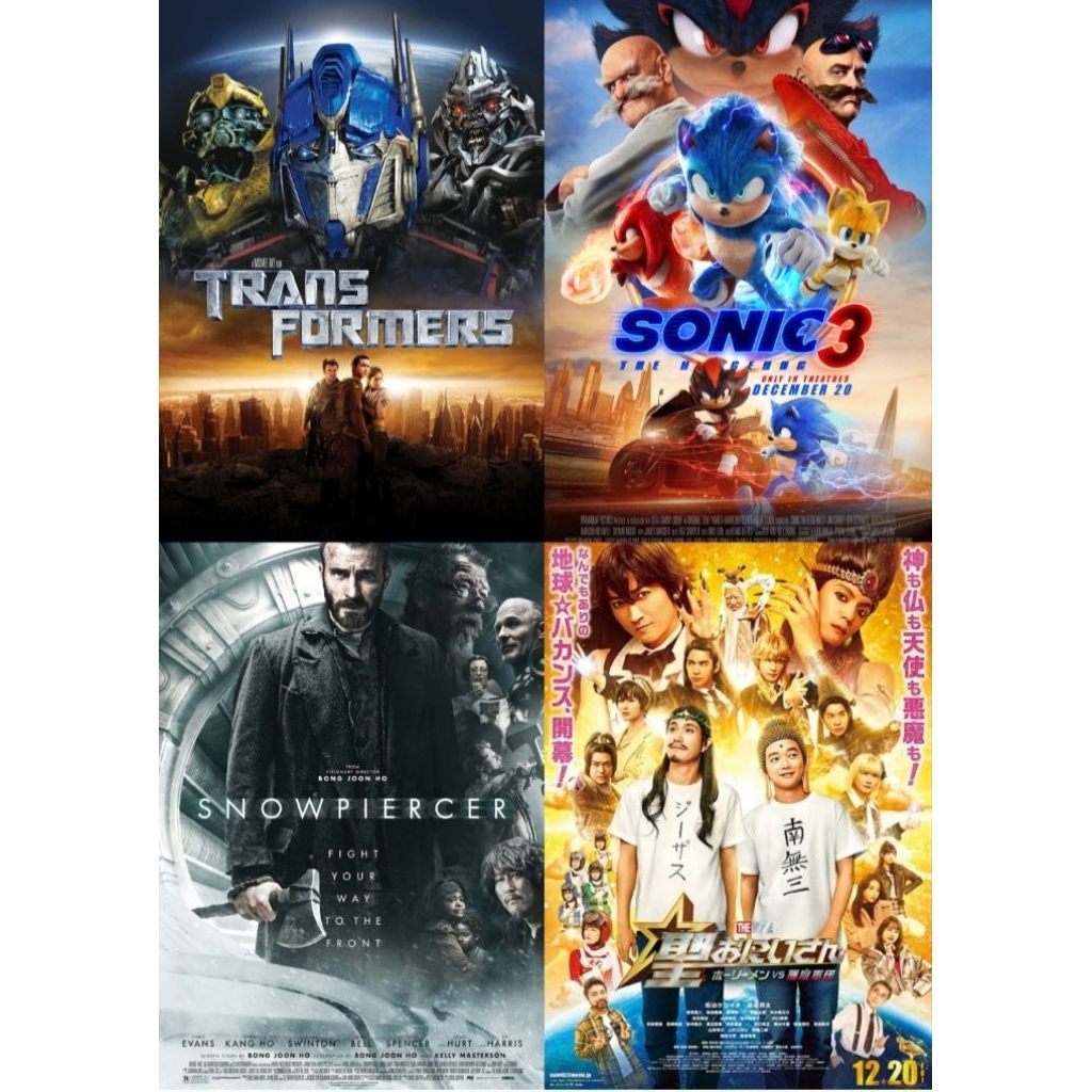 Blu-ray+DVD รวม4ใน1 Sonic the Hedgehog 3 (2024) โซนิค เดอะ เฮดจ์ฮ็อก 3