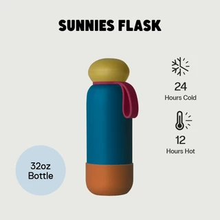 Sunnies Flask 32oz Bottle (Ready Made กระบอกน้ำขนาด 32 ออนซ์)