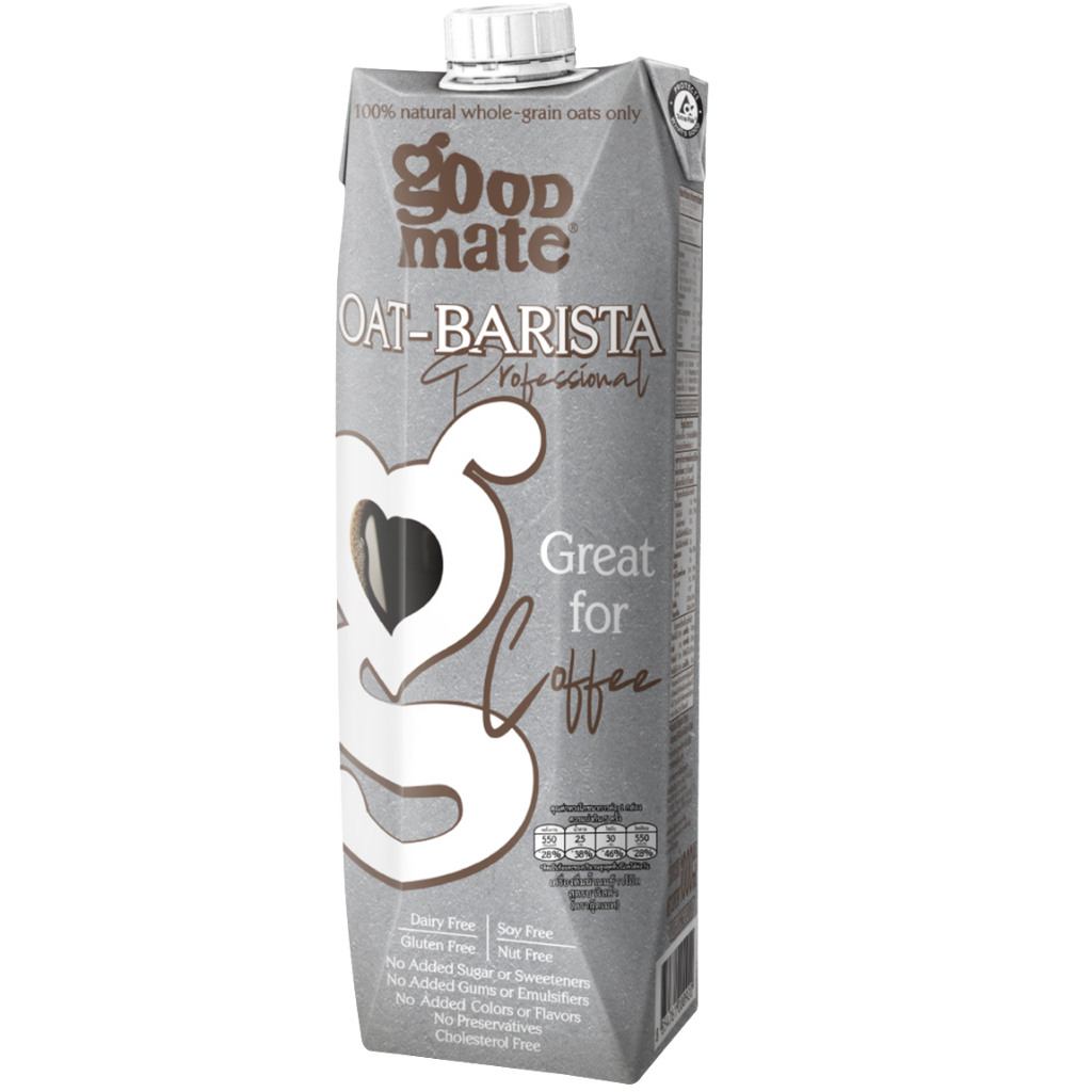Goodmate Barista Oat Milk  นมข้าวโอ๊ต สูตรบาริสต้า 1L