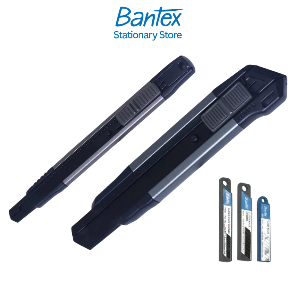 Bantex มีดคัตเตอร์ คัตเตอร์ตัดกระดาษ คัตเตอร์ ใบมีด ตัดคม มีดตัดกระดาษ อเนกประสงค์ Cutter Knife