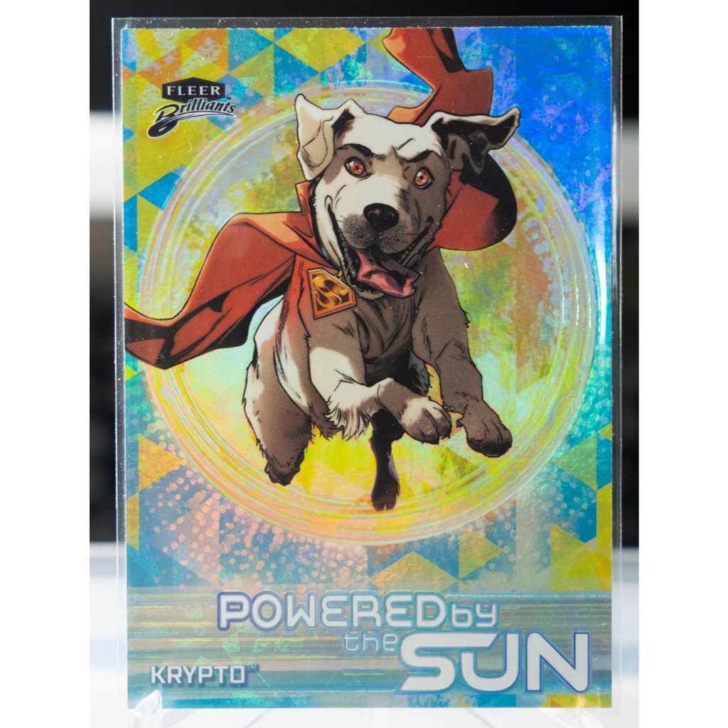 2025 Fleer Brilliants Superman KRYPTO Powered By The Sun #PS-6 SSP 🔥