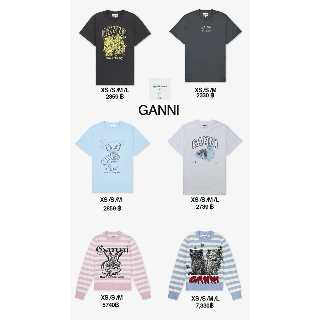 Pre-order 2-3 weeks Ganni🇰🇷