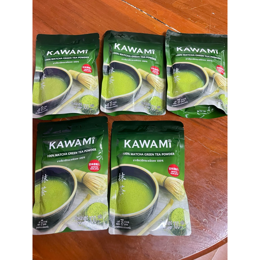 ชาเขียว KAWAMI ชาแท้