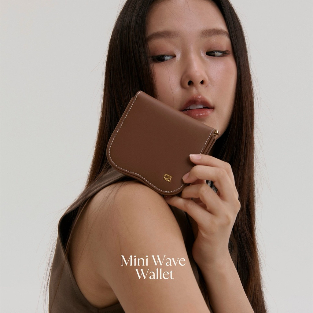 Mini wave wallet ใบบางเล็ก ฟังก์ชันครบ กระเป๋าสตางค์เล็ก แบรนด์ Cozee