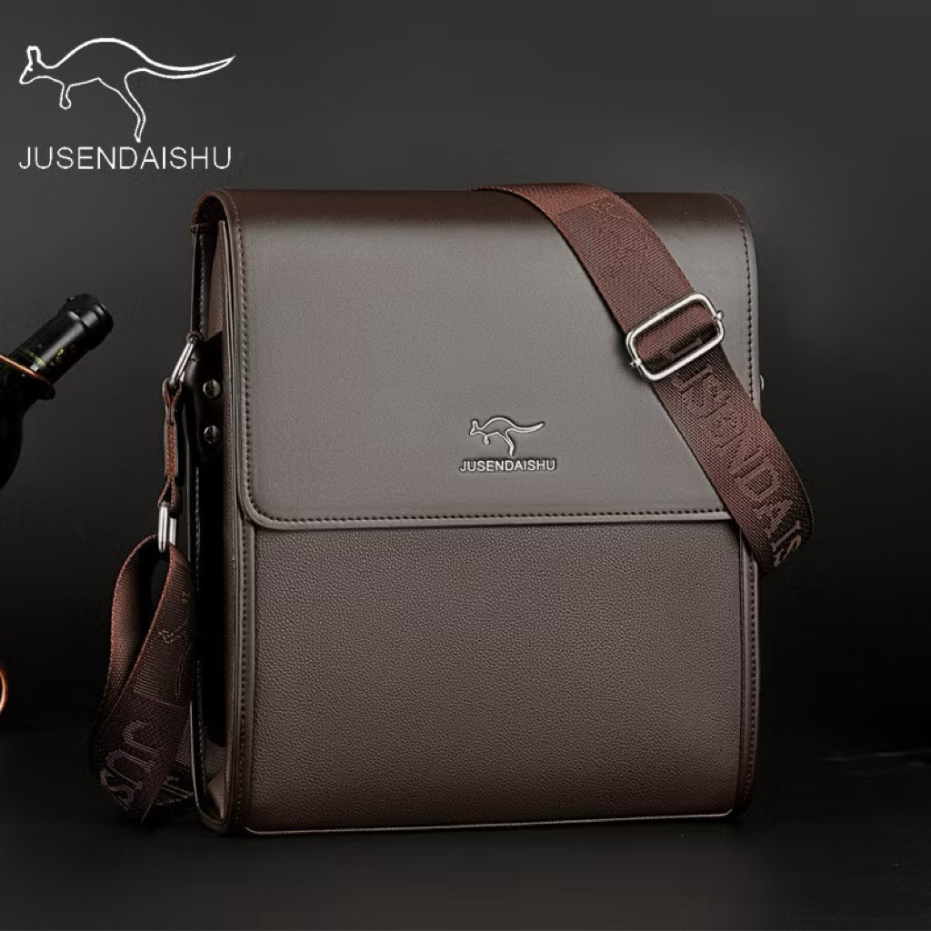กระเป๋าสะพายข้างผู้ชาย JUSENDAISHU ของแท้ 100% ไซต์ใหญ่ Men's Bag จัดส่งในไทย