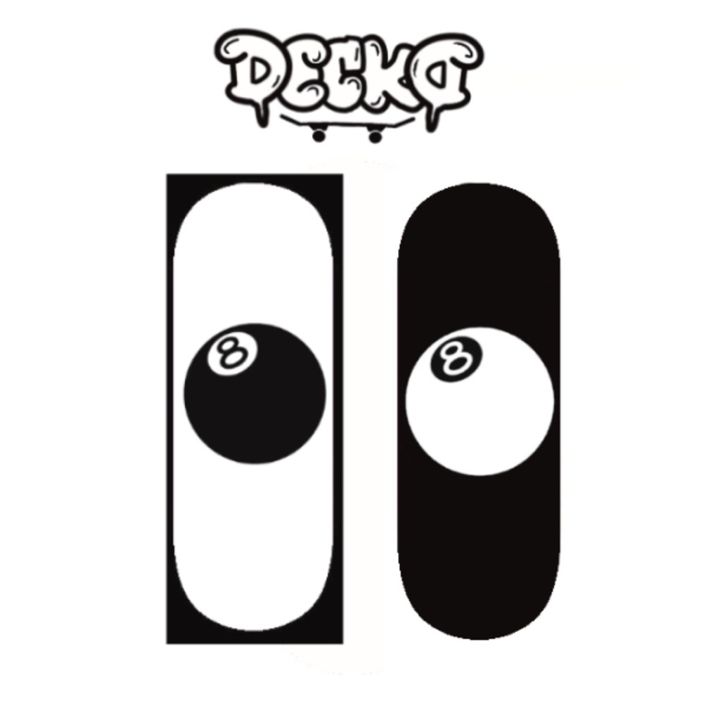 DECKD Fingerboard แผ่นฟิงเกอร์บอร์ด(แถมฟรีกริปเทป) มี2ขนาด32และ34mm