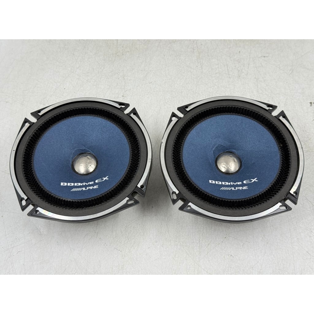 BH162 ดอกลำโพงญี่ปุ่นมือสอง 1 คู่ ALPINE DDC-175E 40-160W 4 โอห์ม Woofer 5.5 นิ้ว มีรอยตามรูป